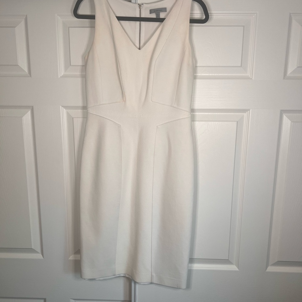 Classiques Entier Ivory V-Neck Midi Dress